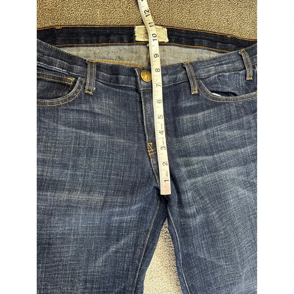 Current Elliott Jeans 30 Dark Wash Blue Stiletto‎ Skinny Low Rise Denim